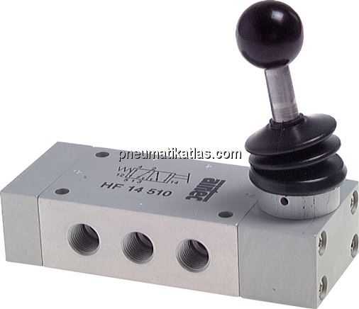 Exemplarische Darstellung: 5/2-Wege Handhebelventi