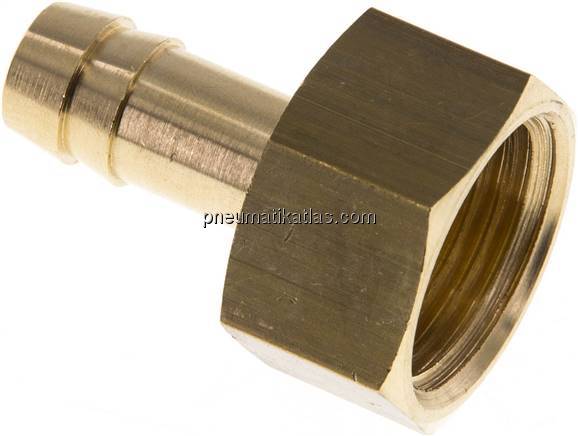 Aufschraub-Schlauchtülle G 1/2"-10mm, Messing