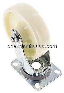 Kunststoffrolle, 125mm, Lenkrolle