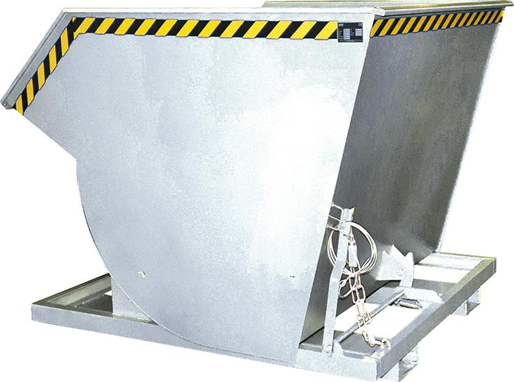 Kippbehälter BKM 2000 l B1560xT1810xH1480 mm vzk Tragkraft 3000kg mit Abrollsystem
