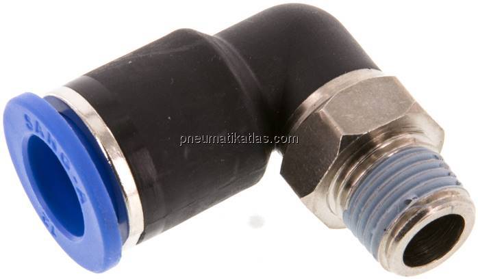 Winkel-Steckanschluss R 1/4"-12mm, IQS-Standard