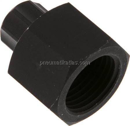 Aufschraub-Verschraubung G 1/2"-8x6mm, Aluminium