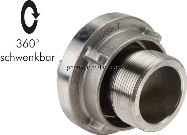 Exemplarische Darstellung: Storz-Festkupplung mit 