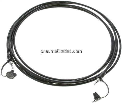 Messschlauch, 4.000mm, Steckanschluss - Steckanschluss