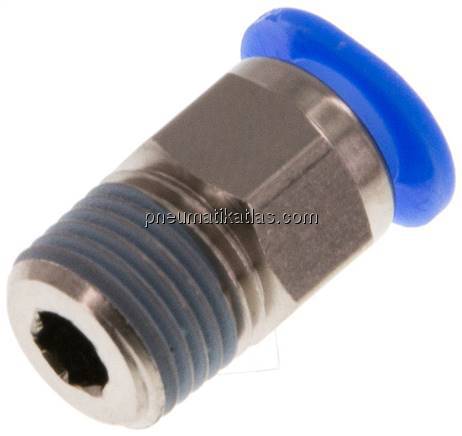 Gerader Steckanschluss R 1/8"-6mm, IQS-Mini