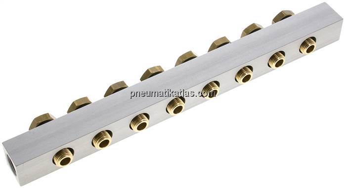 P-Leiste inkl. Hohlschrauben und Dichtungen für Ventilbaureihe M07 / P07