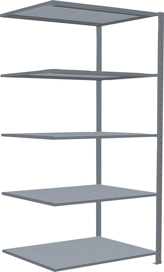 Steckregal B1000xT800xH2000 mm Anbaufeld 5 Böden vzk Fachlast 330kg