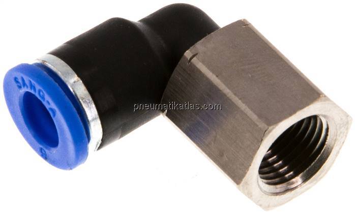 Winkel-Steckanschluss, Inneng. G 1/8"-6mm, IQS-Standard