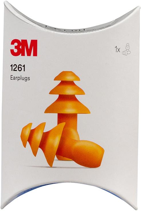 Gehörschutzstöpsel 1261, ohne Kordel wiederverwendbar 3M
