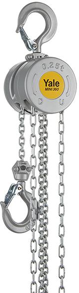 Stirnradflaschenzug YaleMINI 360 0,25t 10m Hub 10,0 m Tragkraft 250 kg