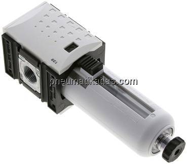 FUTURA Filter, G 3/8", Kunststoffbehälter mit Schutzkorb