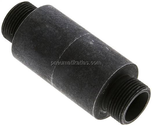 Schott-Anschweißverschraubung 16 S (M24x1,5), ohne Mutter & Schneidring, Stahl p