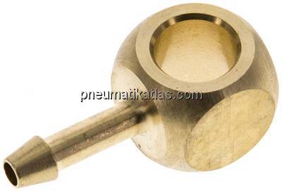 Ringstück für L-Gewindetülle G 1/8"-4mm, Messing