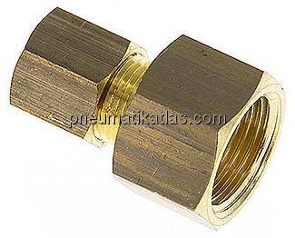 Aufschraub-Klemmringverschraubung G 3/8"-8 (M12x1)mm, Messing