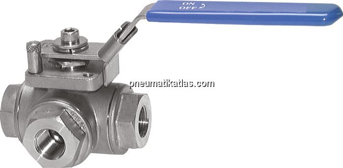 Exemplarische Darstellung: Edelstahl-3-Wege Kugelh