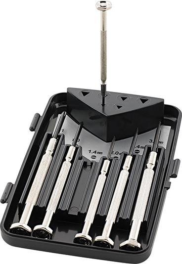 Uhrmacherschraubendreher-Satz 6-teilig Hesse
