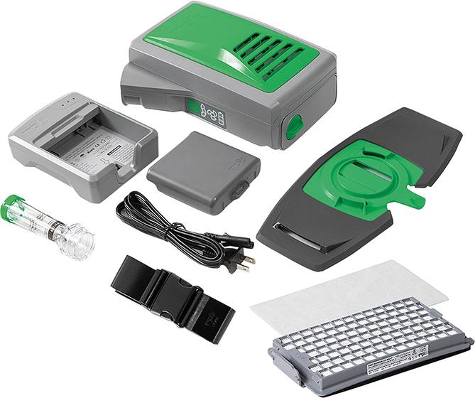 Grundset RPB PX5, Gürtel, Luftmengenmesser,Akku, Ladegerät Set EUUK