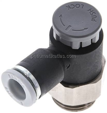 Kompakt-Drosselventil G 3/8"-8mm,zu- und abluftregelnd