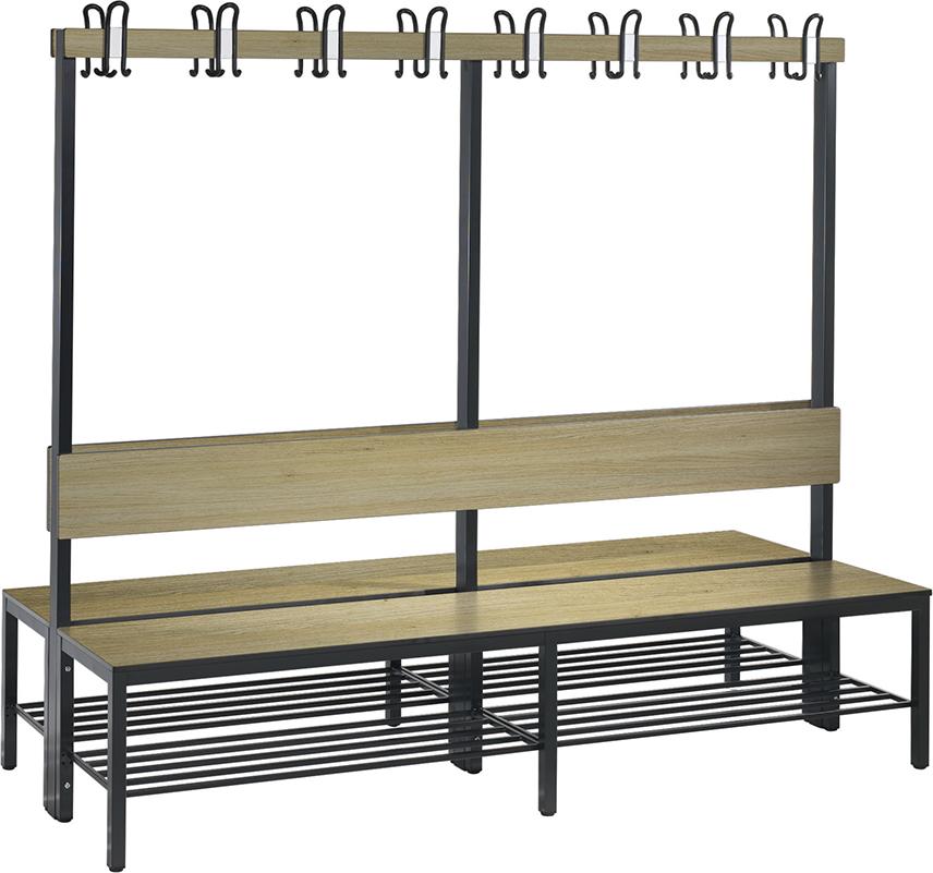 Garderobenbank Basic PlusH1650xB1960xT760mm