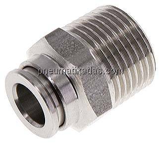 Gerader Steckanschluss R 3/8"-8mm, IQS-Edelstahl