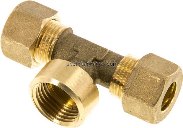 T-Klemmringverschraubung G 1/2"-12 (M18x1,5)mm, Messing