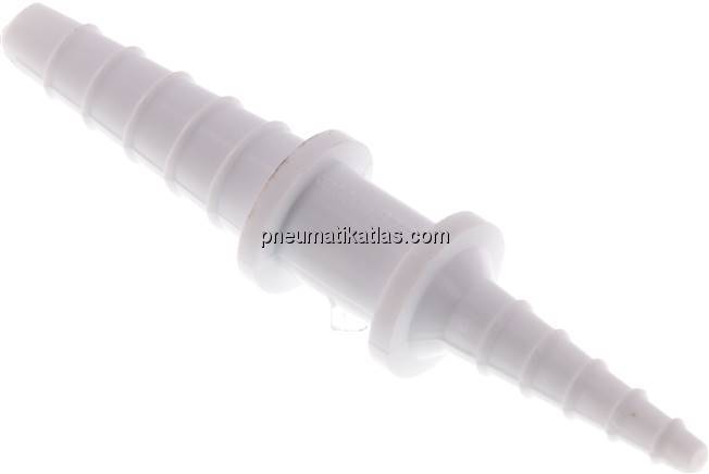 Universal-Schlauchverbindungsrohr 8 - 10 x 4 - 8mm, Polypropylen