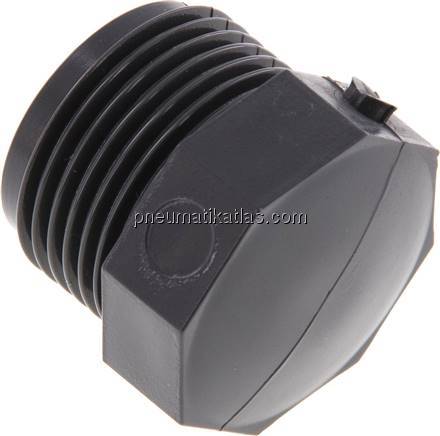 Verschlussstopfen, PVC-U, G 1"