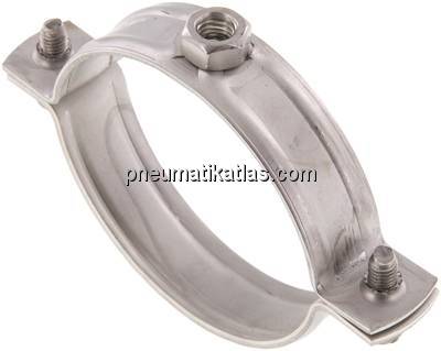 Rohrschelle, 72 - 76mm, 1.4404, ohne Einlage