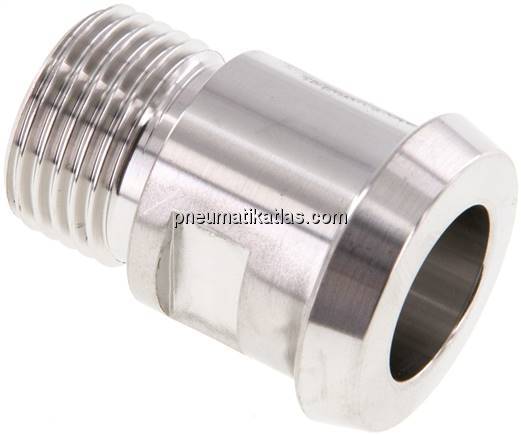 Kegelstutzen (Milchgewinde) 28mm Kegel-G 1/2", 1.4404