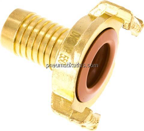 GK-Schlauchkupplung,19 (3/4")mm Schlauch, Messing mit KTW-Zulassung