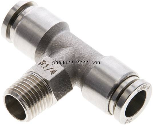 T-Steckanschluss R 1/4"-10mm, IQS-ES LE/IQS-PVDF