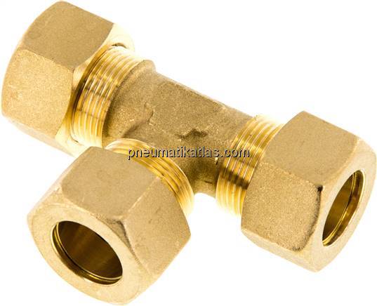 T-Klemmringverschraubung 18 (M24x1,5)mm, Messing