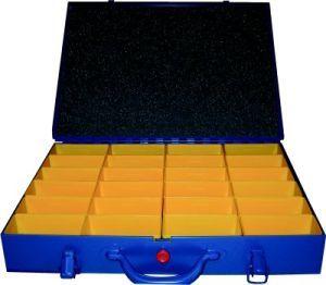 Sortimentskasten B440xT330xH66mm mit 24 Einsätzen