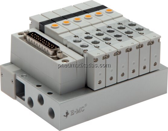 Exemplarische Darstellung: Ventilterminal mit Halb