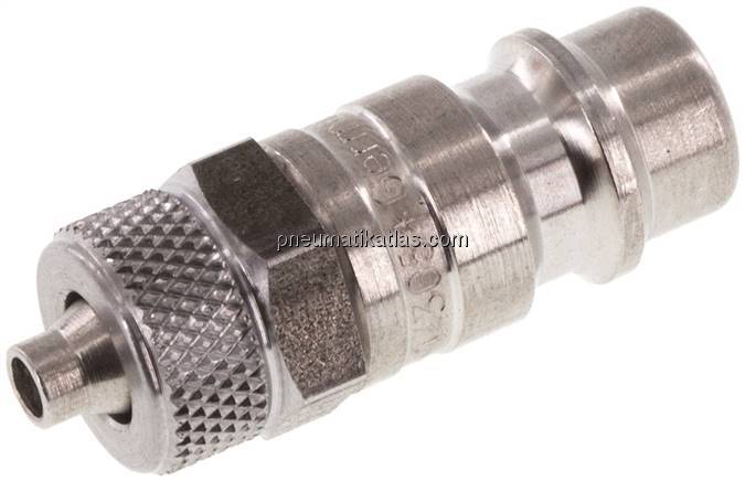 Kupplungsstecker (NW7,2) 6x4mm Schlauch, Edelstahl