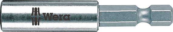 Bithalter 1/4" für 1/4" Bits Magnet + Sprengring 100mmWera