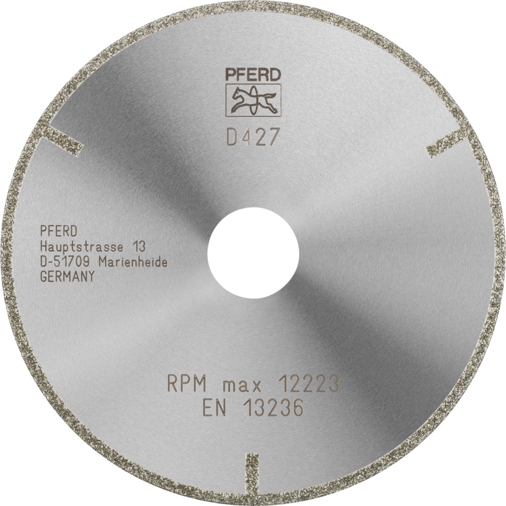 Dia.- und CBN-Trennwerkzeuge Galvanik D1A1R 125-2-22,23 D 427 GAG