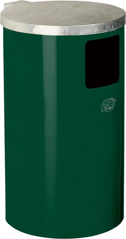 Abfallsammler 30 l moosgrün verschließbar VAR