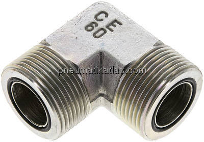 ORFS-Winkelverschraubung UN 1-7/16"-12(AG)-UN 1-7/16"-12(AG)