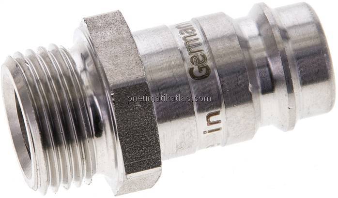Kupplungsstecker (NW10) G 3/8"(AG), 1.4404