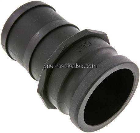 Kamlock-Stecker (E) 75 (3")mm Schlauch, Polypropylen