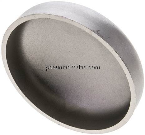 Rohrkappe 88,9x3,0mm, 1.4541, ähnlich DIN 28011