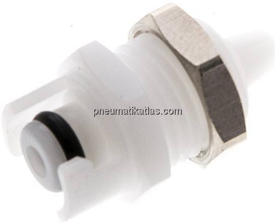 Schott-Kupplungsstecker (SM) mit Schlauchtülle, POM