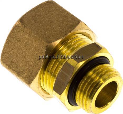 Gerade Klemmringverschraubung G 3/8"-16 (M22x1,5)mm, Messing