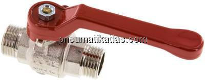 Messing-Kugelhahn, G 1/2" (Außengewinde), -0,9 bis 40bar