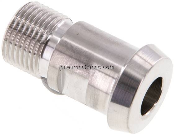 Kegelstutzen (Milchgewinde) 22mm Kegel-G 3/8", 1.4404