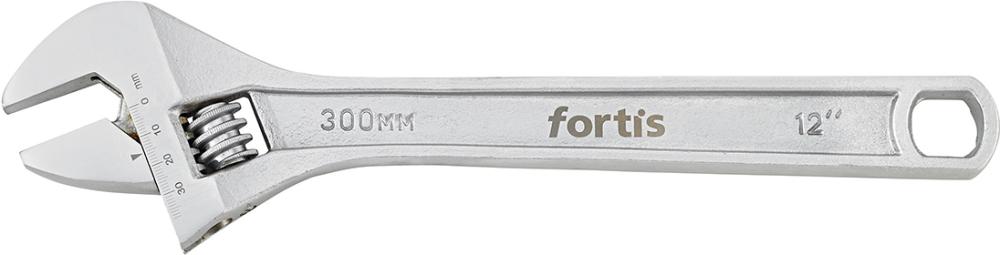 Rollgabelschlüssel 12" 300mm verchromt FORTIS