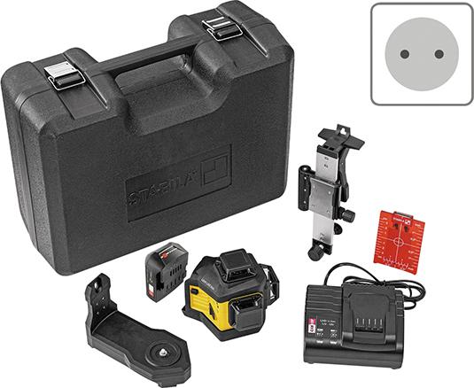 Multilinien-Laser LAX 600 7-teilig mit Akku und Ladegerät Stabila