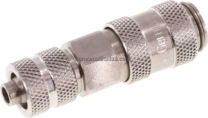 Kupplungsdose (NW2,7) 6x4mm Schlauch, Edelstahl