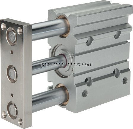 Exemplarische Darstellung: Kompaktzylinder mit Füh